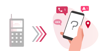 PHSからスマートフォンへの切り替え