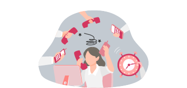 病院内の連絡業務の効率化